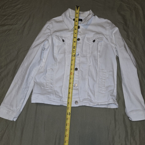 1822 Denim White Jacket – Size Medium #010 - Picture 3 of 8